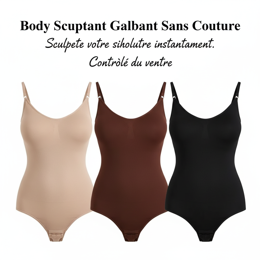1 Piece Solid Seamless Shaping Shapewear Bodysuit, Tummy Control Butt Lifting Slimmer Body Shaper, Women's Underwear & Shapewear