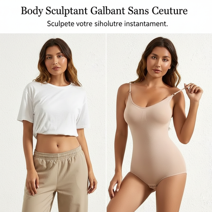 1 Piece Solid Seamless Shaping Shapewear Bodysuit, Tummy Control Butt Lifting Slimmer Body Shaper, Women's Underwear & Shapewear